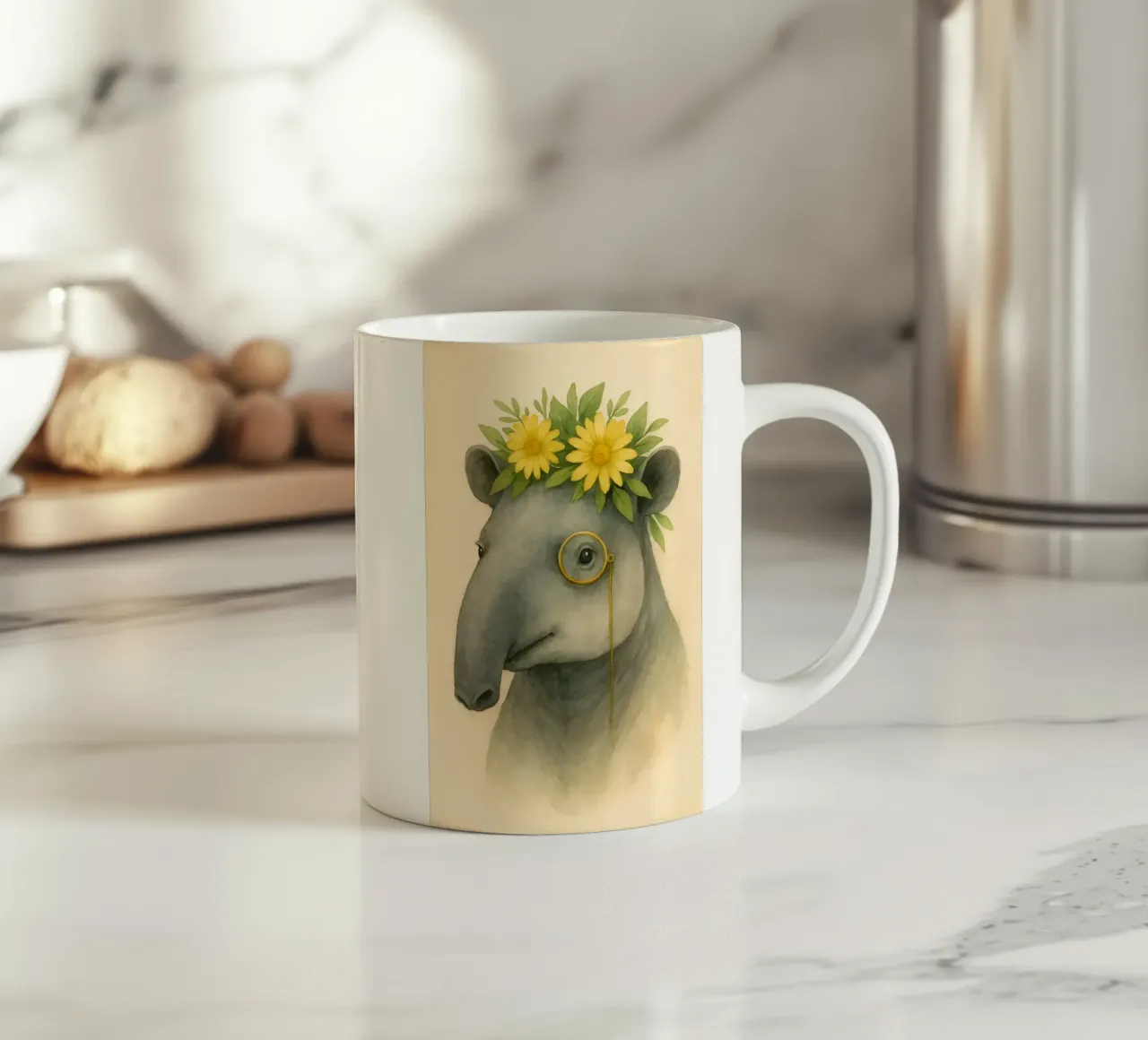 Il sognatore ad occhi aperti tazza in ceramica da Graceful Desine