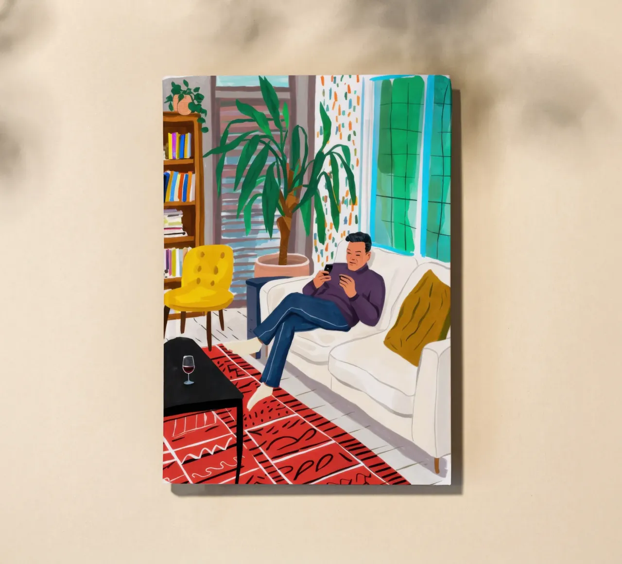 Sunlit Afternoon Loafing notebook by Prism Ritual