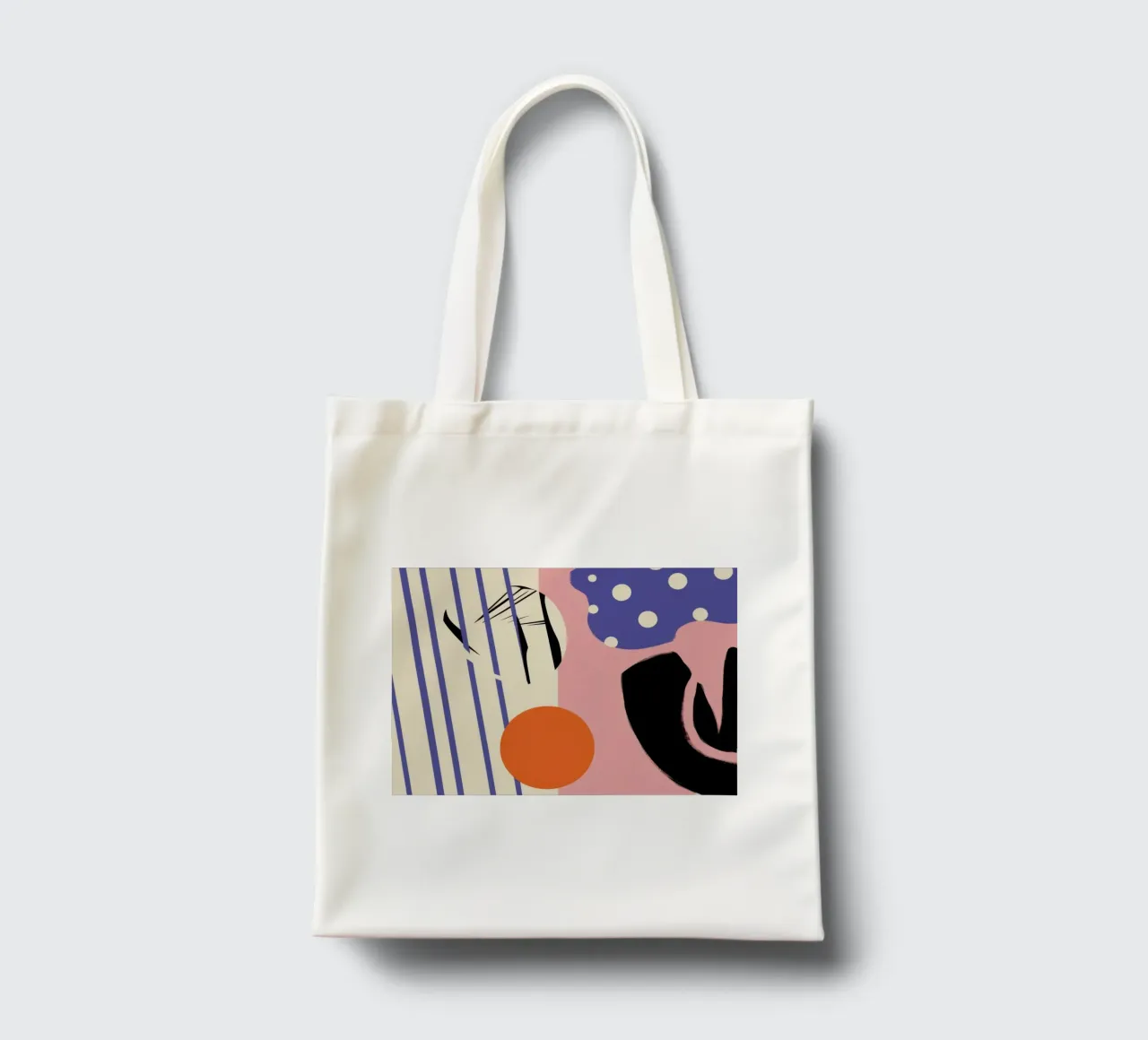 Danza delle forme giocose borsa in juta da Bring Haven
