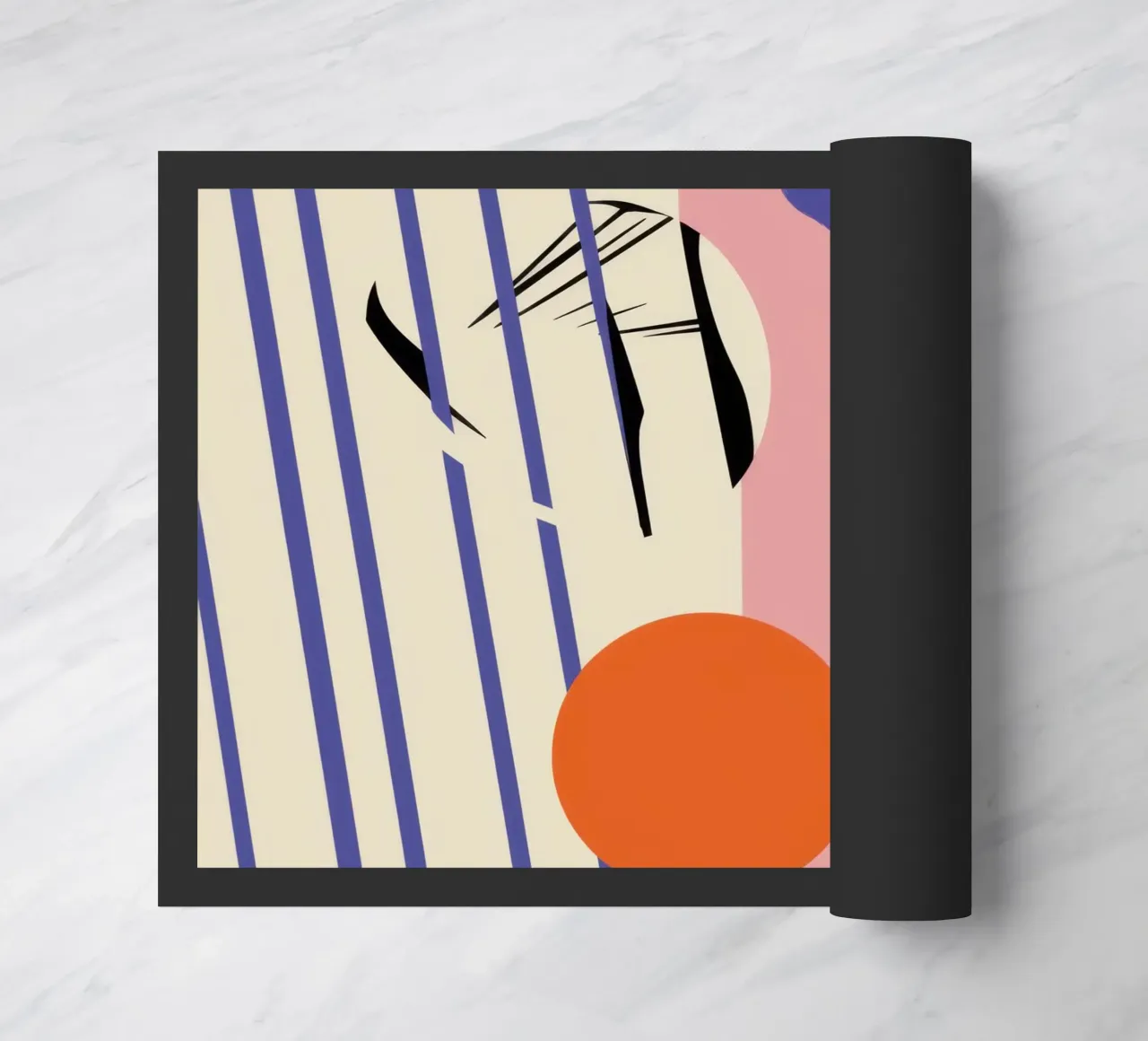 Speelse vormendans deurmat van Bring Haven