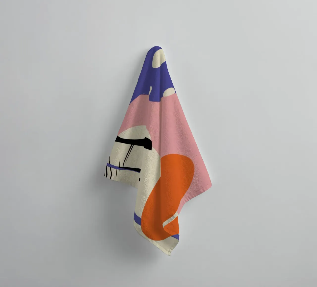 Speelse vormendans badhanddoek van Bring Haven