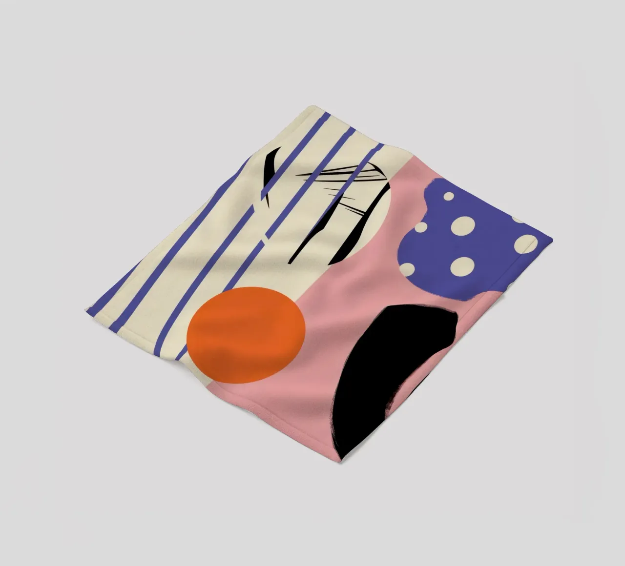 Danza delle forme giocose coperta in pile da Bring Haven