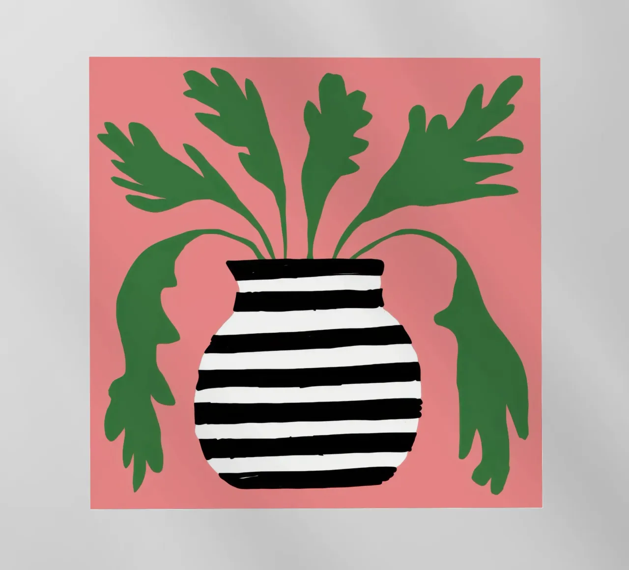 Dichiarazione grafica di foglie pellicola backlit da Prism Ritual