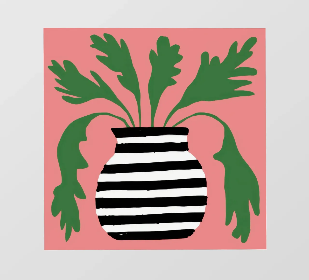 Dichiarazione grafica di foglie pellicola backlit da Prism Ritual