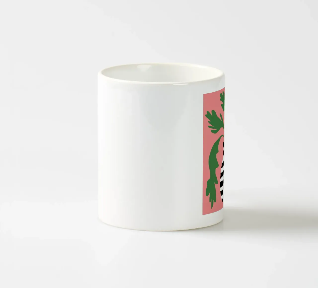 Dichiarazione grafica di foglie tazza in ceramica da Prism Ritual