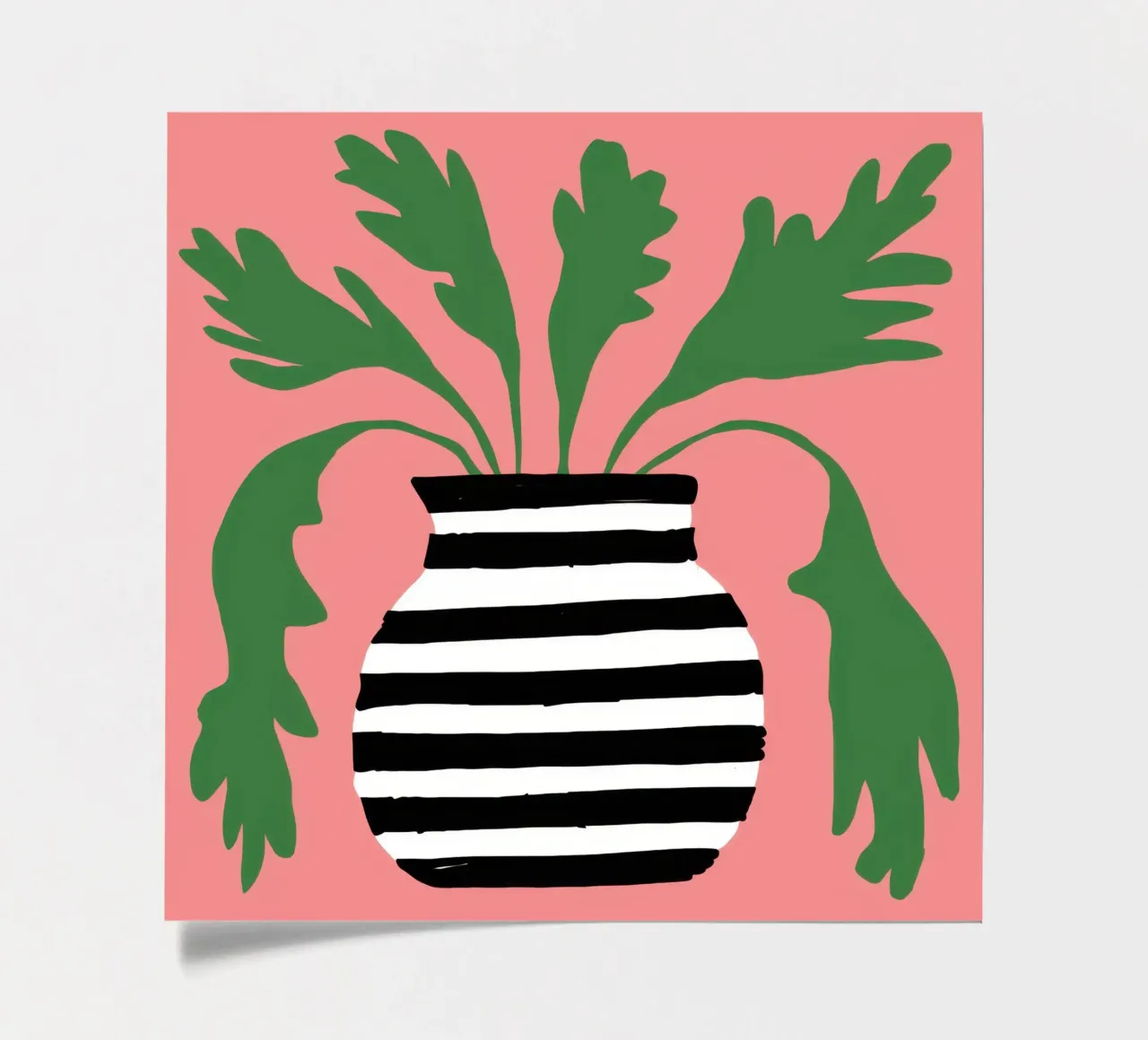 Graphic Leaf Statement sticker sheet by Prism Ritual