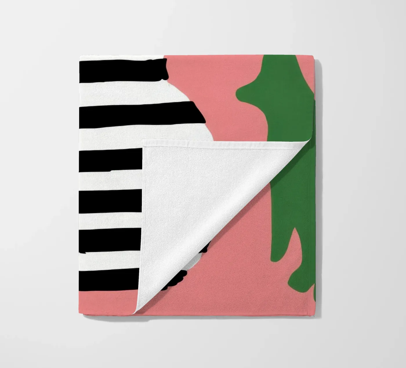Graphic Leaf Statement strandhanddoek van Prism Ritual
