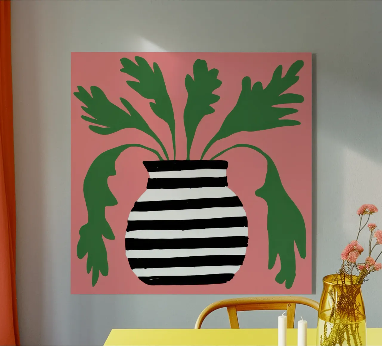 Graphic Leaf Statement plexiglass da Prism Ritual