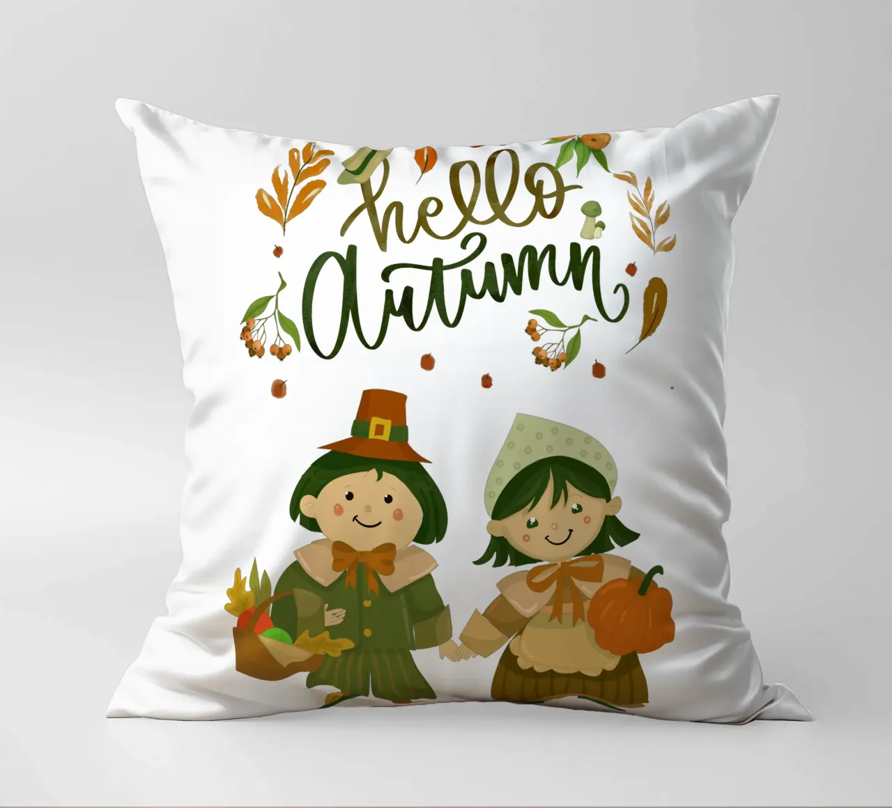 Cute Cartoon Bambini Foglie cuscino da Cute