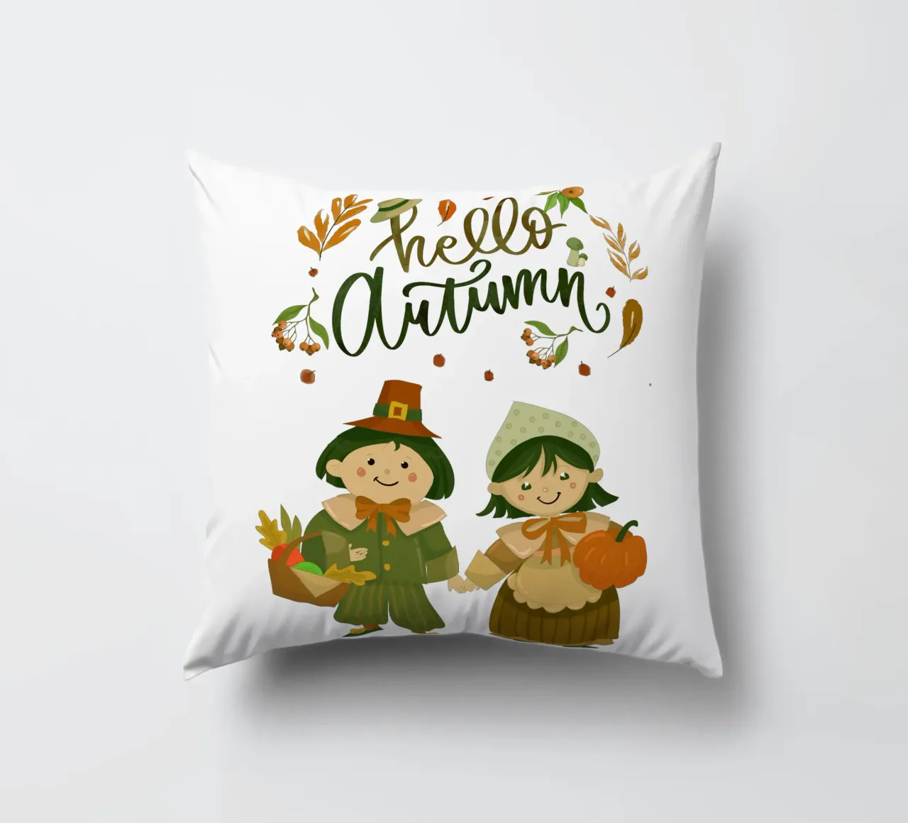 Cute Cartoon Bambini Foglie cuscino da Cute