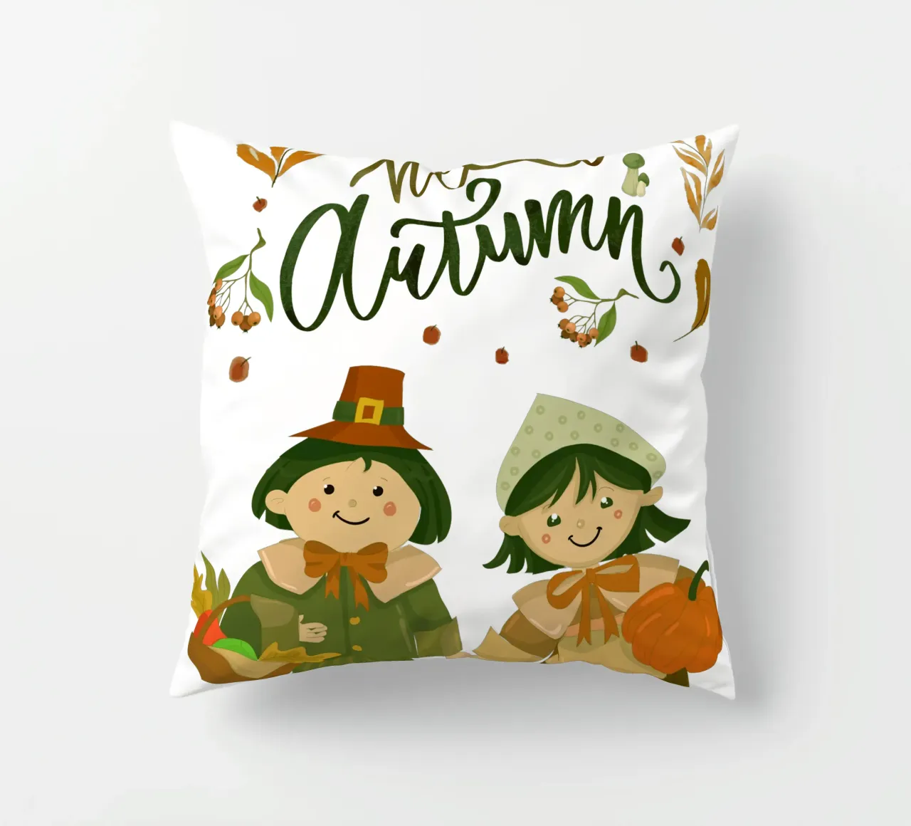 Cute Cartoon Bambini Foglie cuscino da Cute