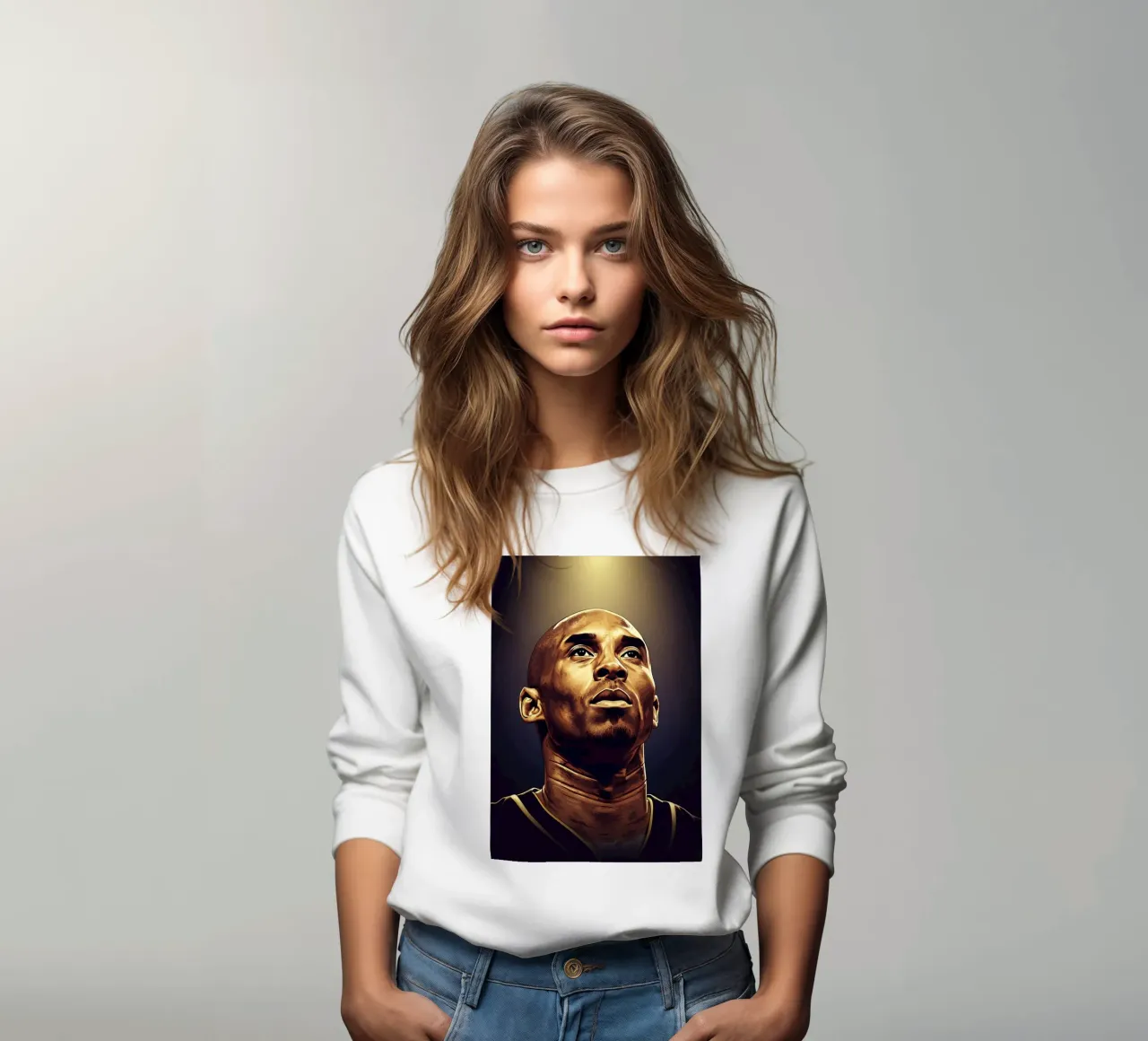 Kobe Bryant portrait (11) sweatshirt by Lembayung art