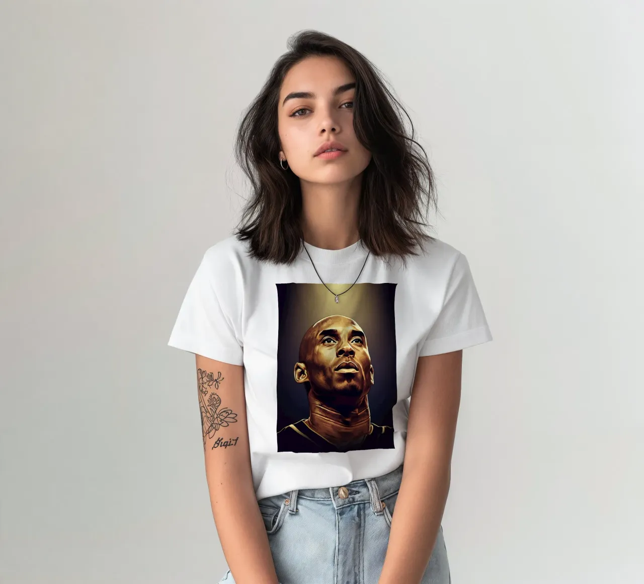 Kobe Bryant portrait (11) t-shirt da Lembayung art