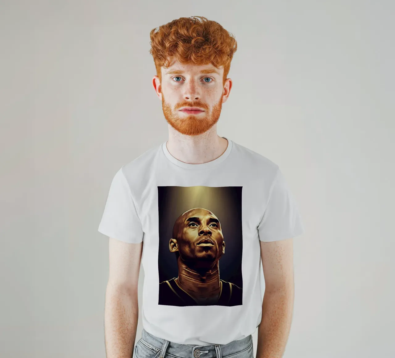 Kobe Bryant portrait (11) t-shirt da Lembayung art