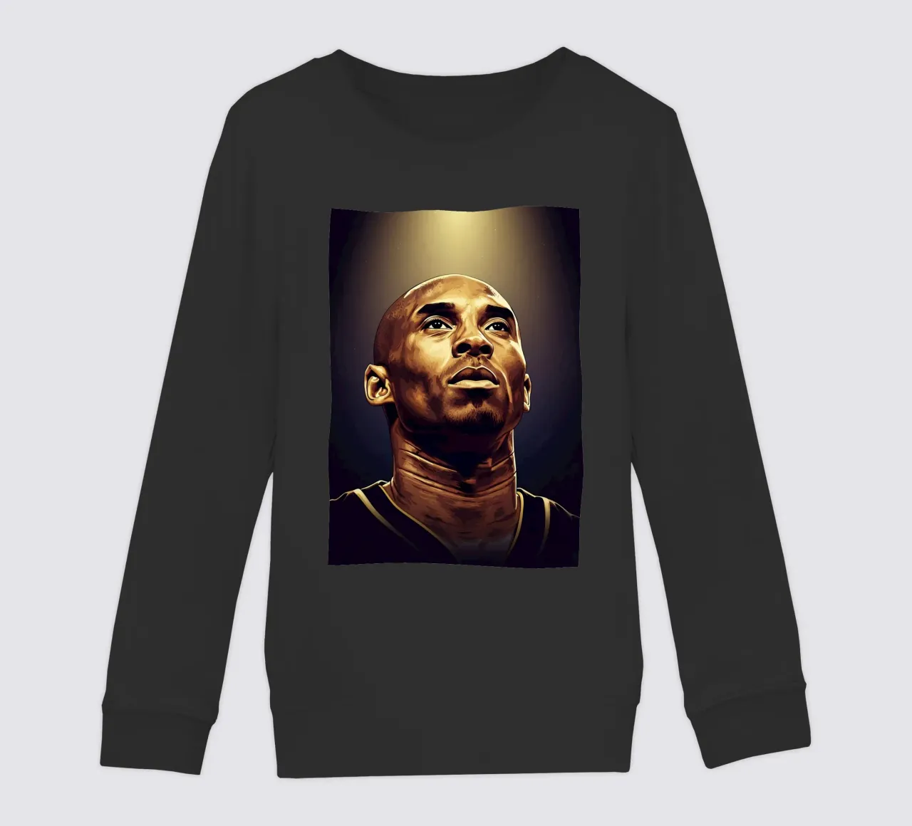 Kobe Bryant portrait (11) felpa bambino da Lembayung art