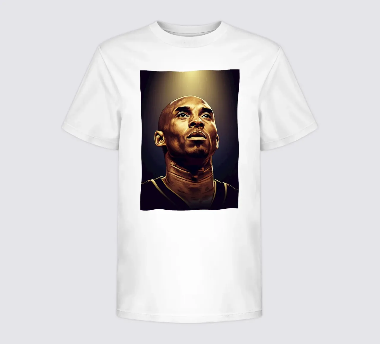 Kobe Bryant portrait (11) t-shirt bambini da Lembayung art