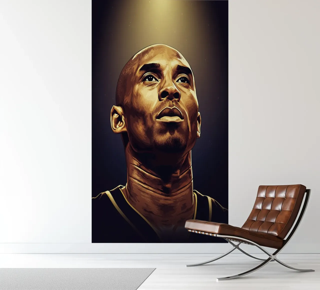 Kobe Bryant portrait (11) carta da parati fotografica da Lembayung art