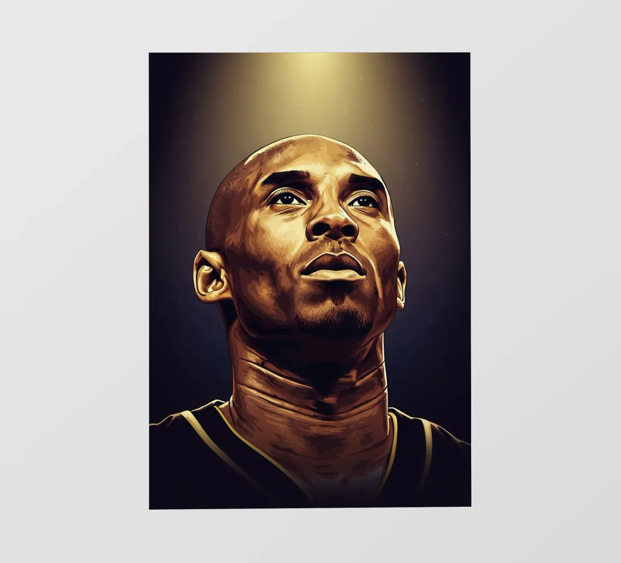 Kobe Bryant portrait (11) carta da parati fotografica da Lembayung art