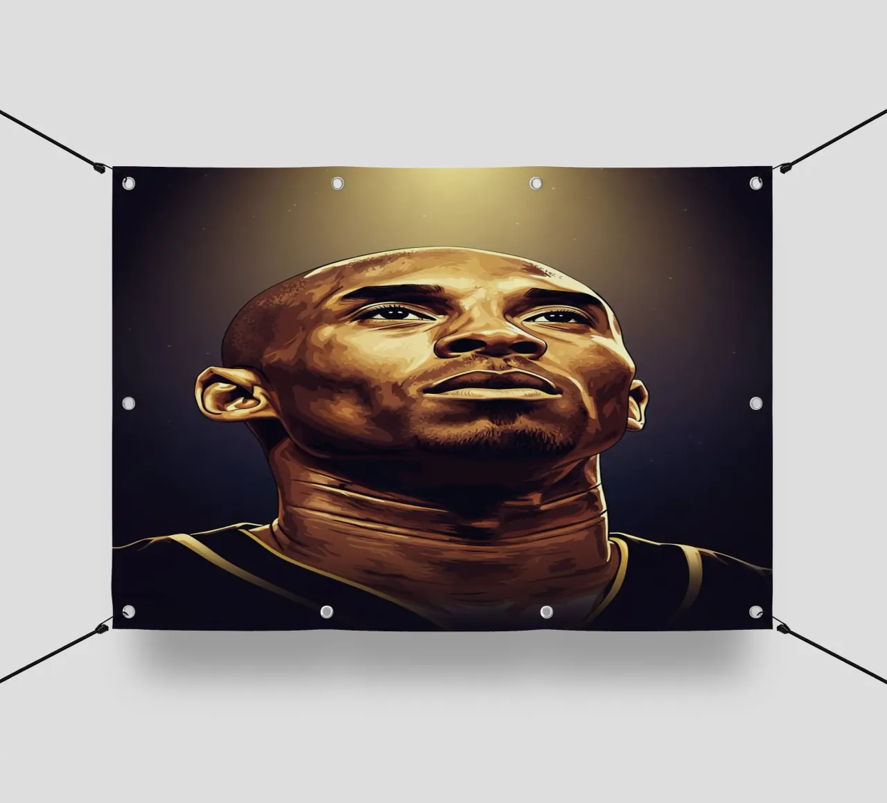 Kobe Bryant portrait (11) telo in pvc da Lembayung art