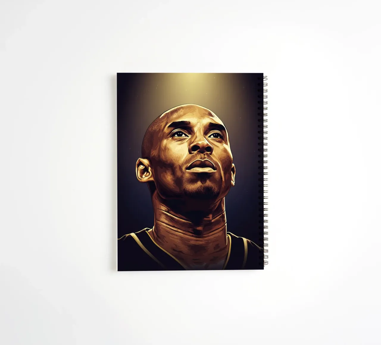 Kobe Bryant portrait (11) diario ad anelli da Lembayung art