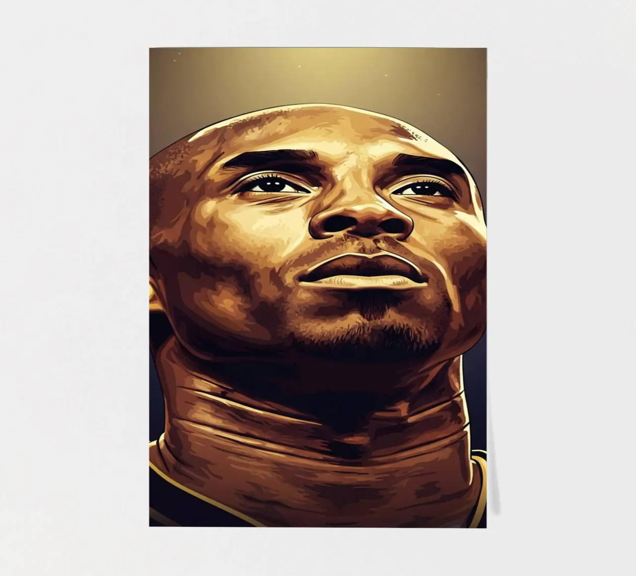 Kobe Bryant portrait (11) foglio adesivo da Lembayung art