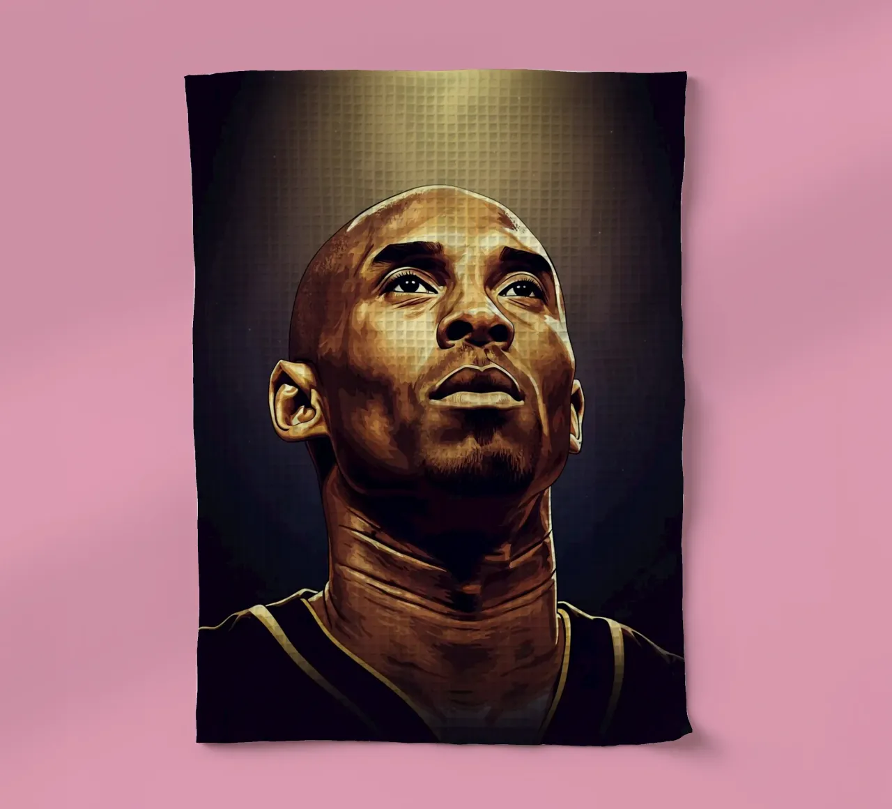 Kobe Bryant portrait (11) canovaccio da cucina da Lembayung art