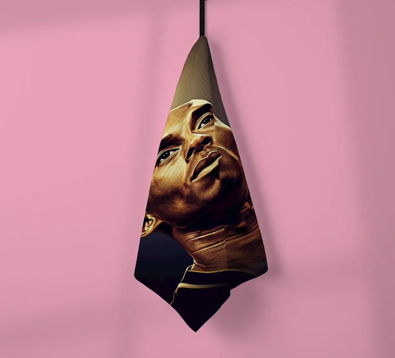 Kobe Bryant portrait (11) canovaccio da cucina da Lembayung art