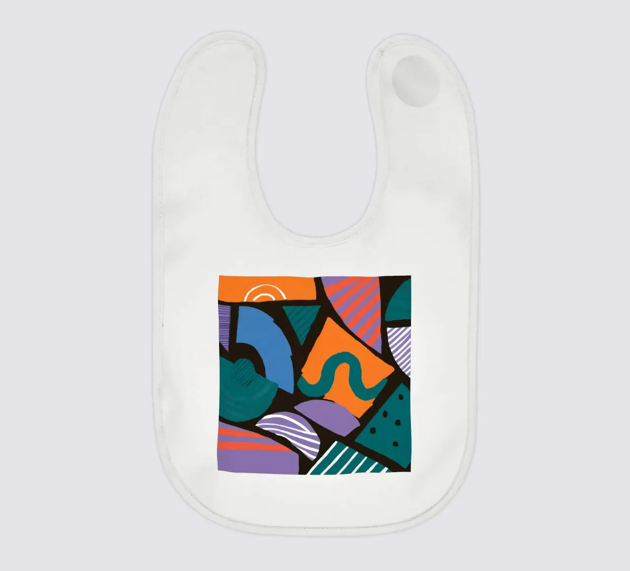 Mosaico di forme geometriche bavaglino da Frosh Pallete