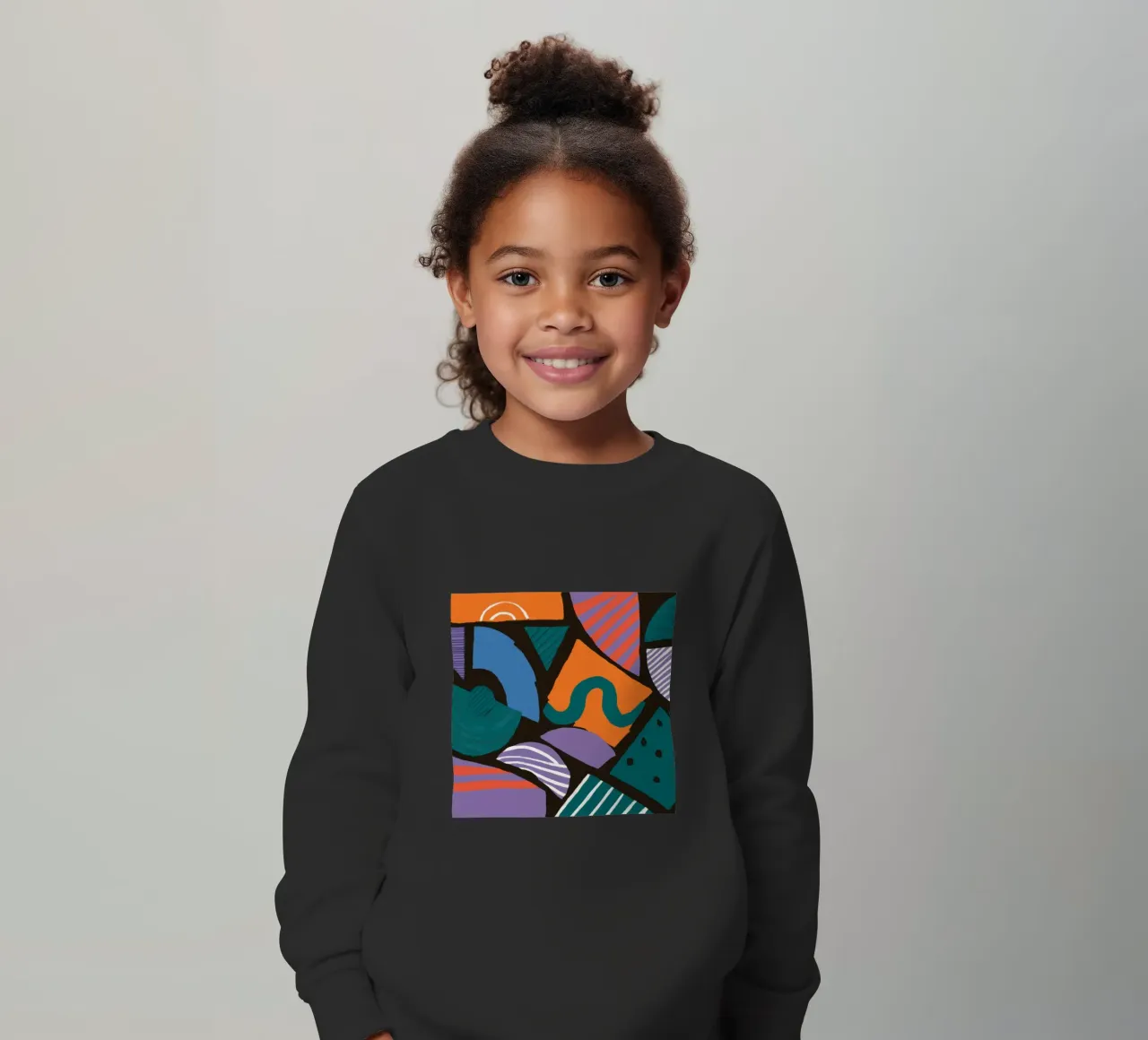 Mosaico di forme geometriche felpa bambino da Frosh Pallete