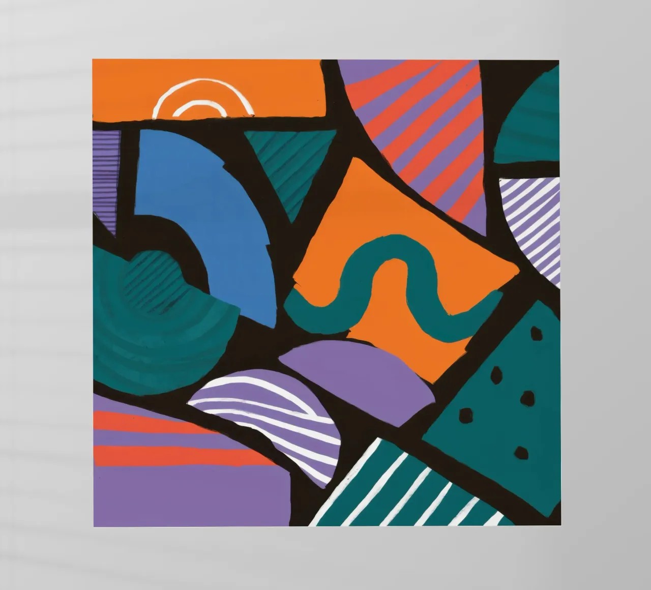 Mosaico di forme geometriche pellicola backlit da Frosh Pallete