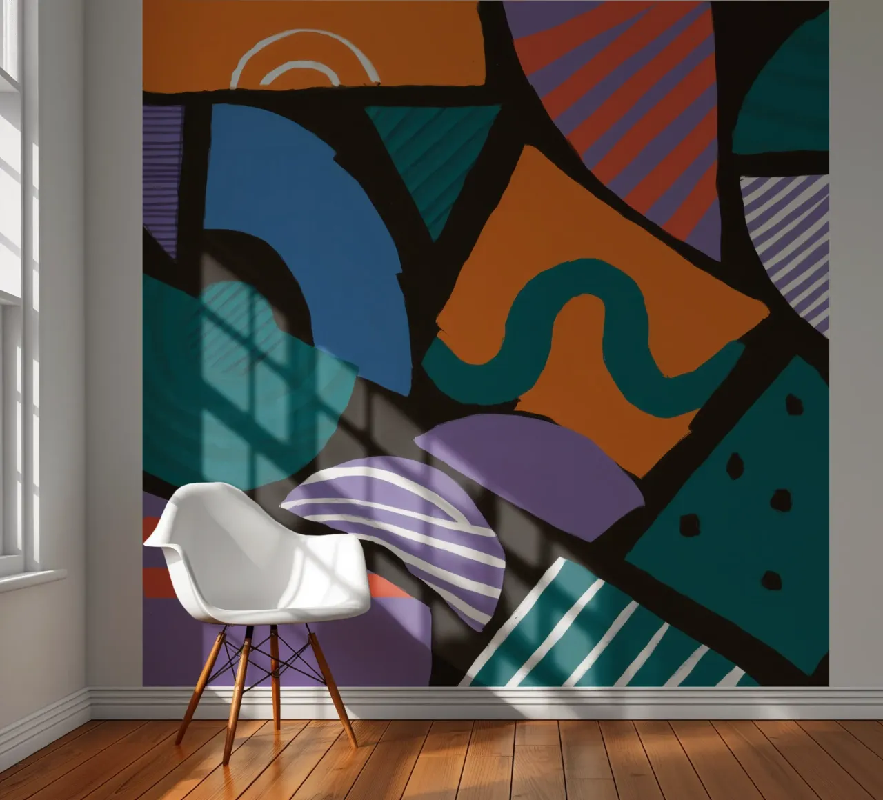 Geometric Shape Mosaic photo wallpaper by Frosh Pallete