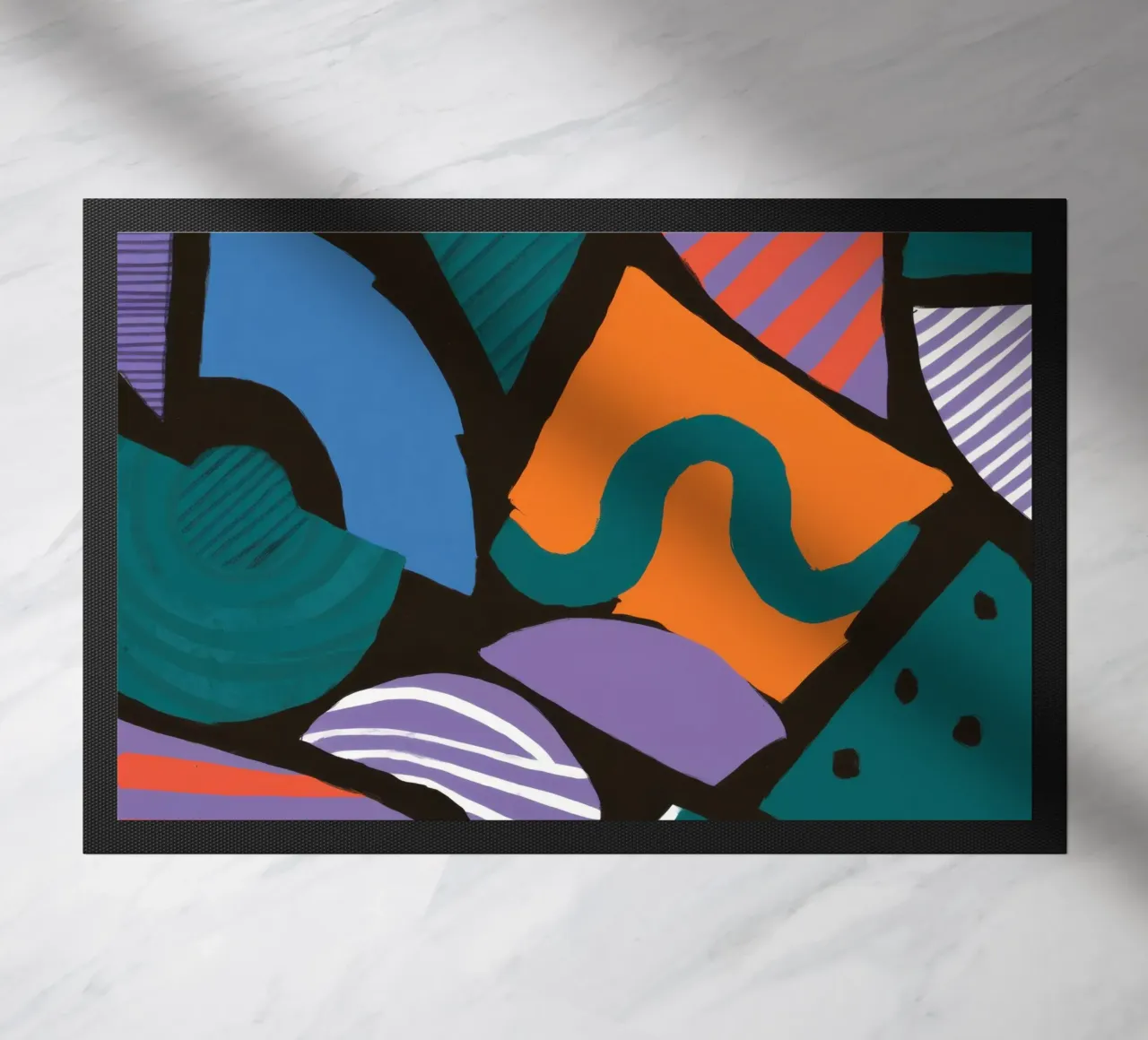 Mosaico di forme geometriche zerbino da Frosh Pallete