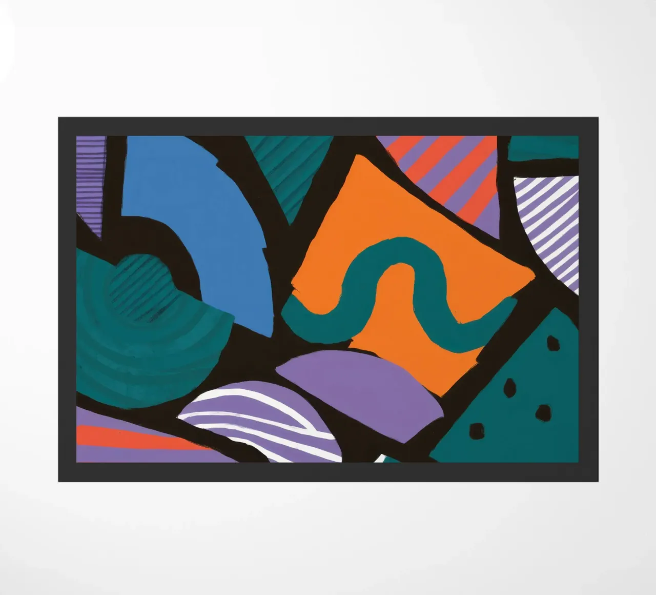 Mosaico di forme geometriche zerbino da Frosh Pallete