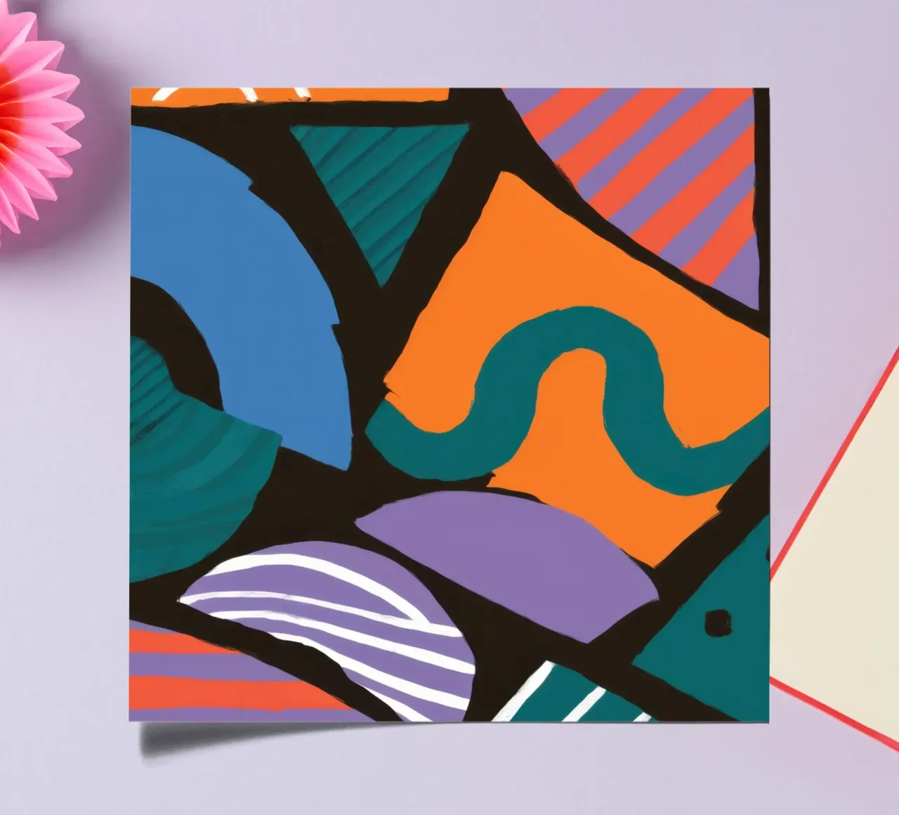 Mosaico di forme geometriche foglio adesivo da Frosh Pallete