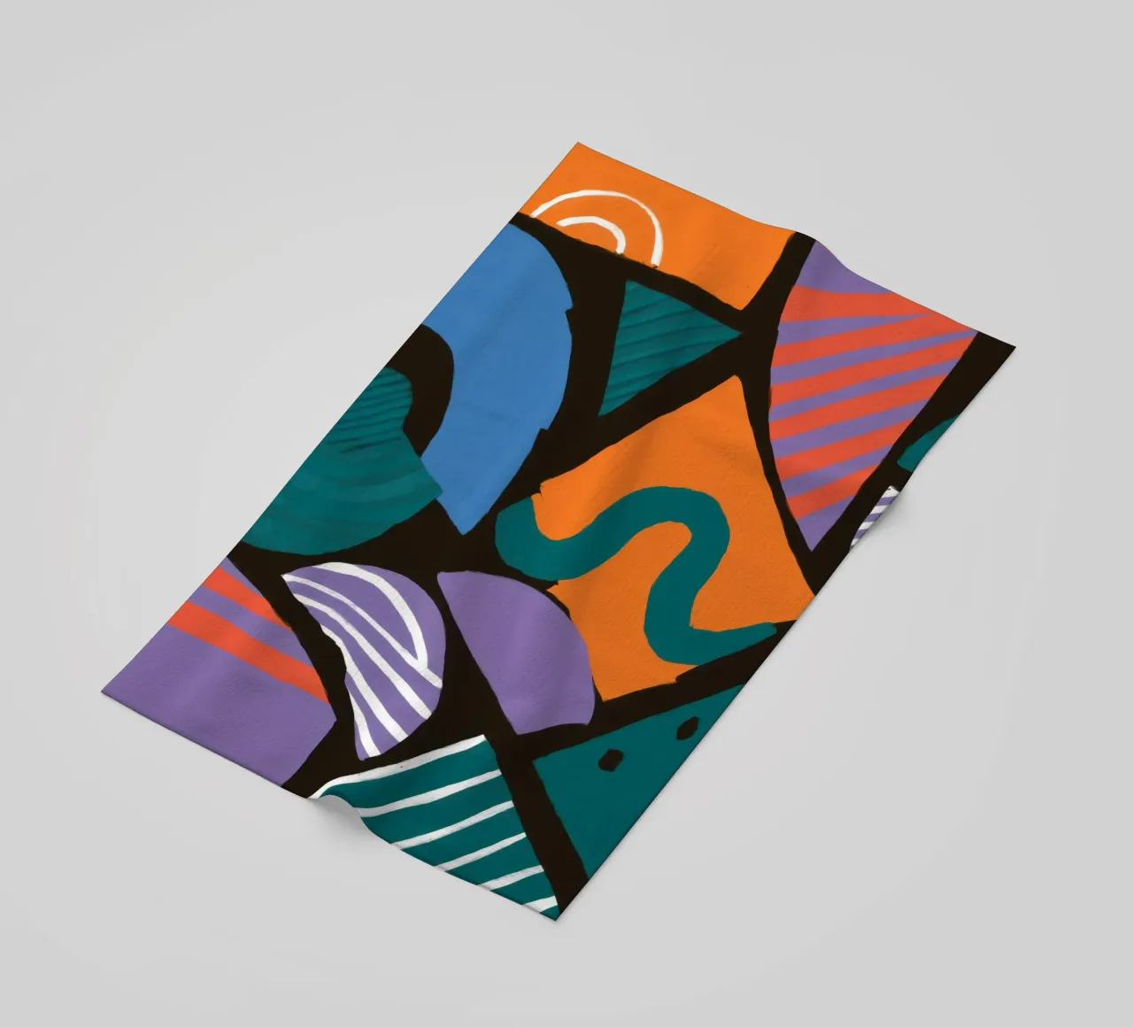 Mosaico di forme geometriche telo mare da Frosh Pallete