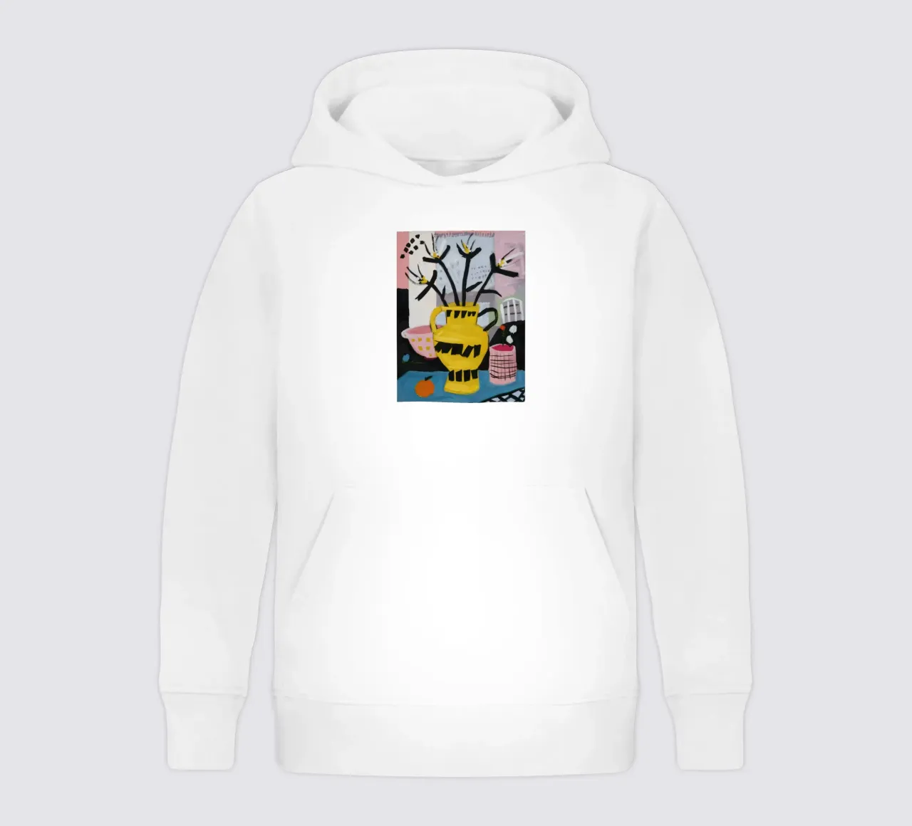 Modernist Vase Study kids hoodie by Bring Haven