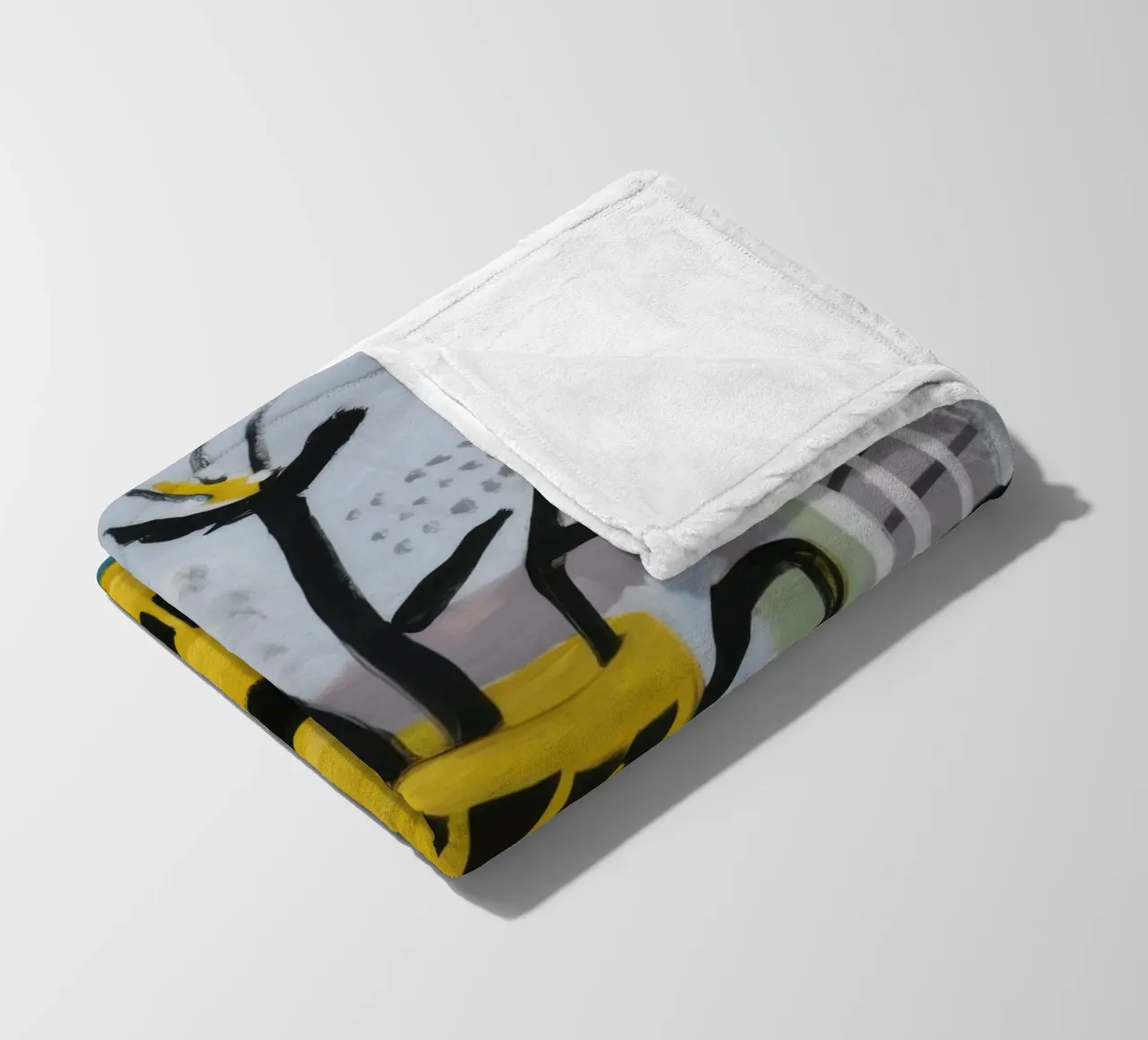 Modernist Vase Study fleece blanket by Bring Haven