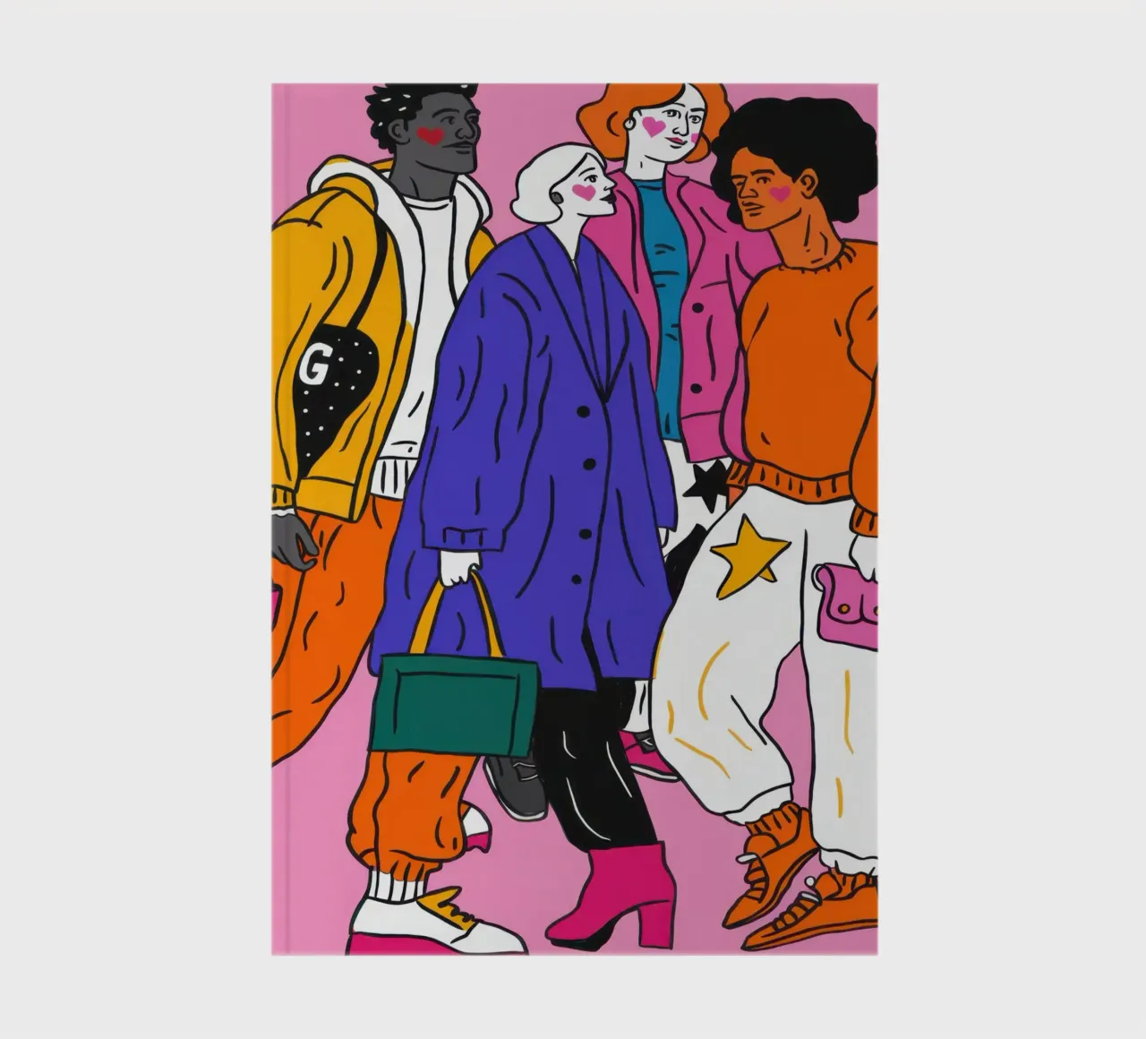 The Fashionable Urbanites notebook by Veil Maya