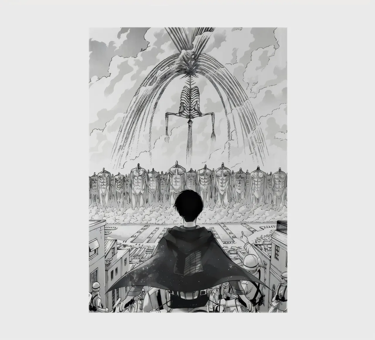 Levi waiting Founding Titan notebook by Peacelove