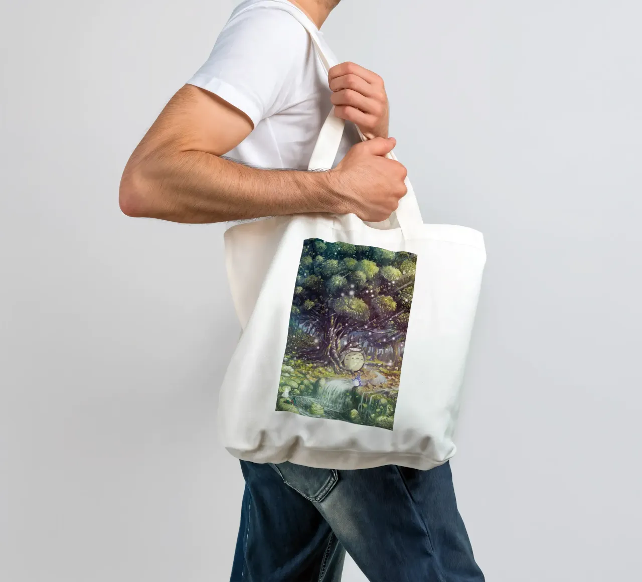 Paradiso Magico Totoro borsa in juta da Peacelove