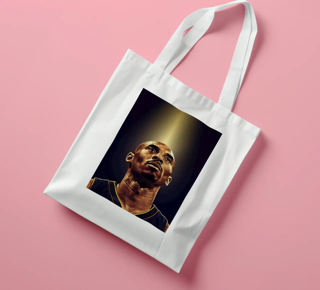 Kobe Bryant portrait (12) borsa in juta da Lembayung art