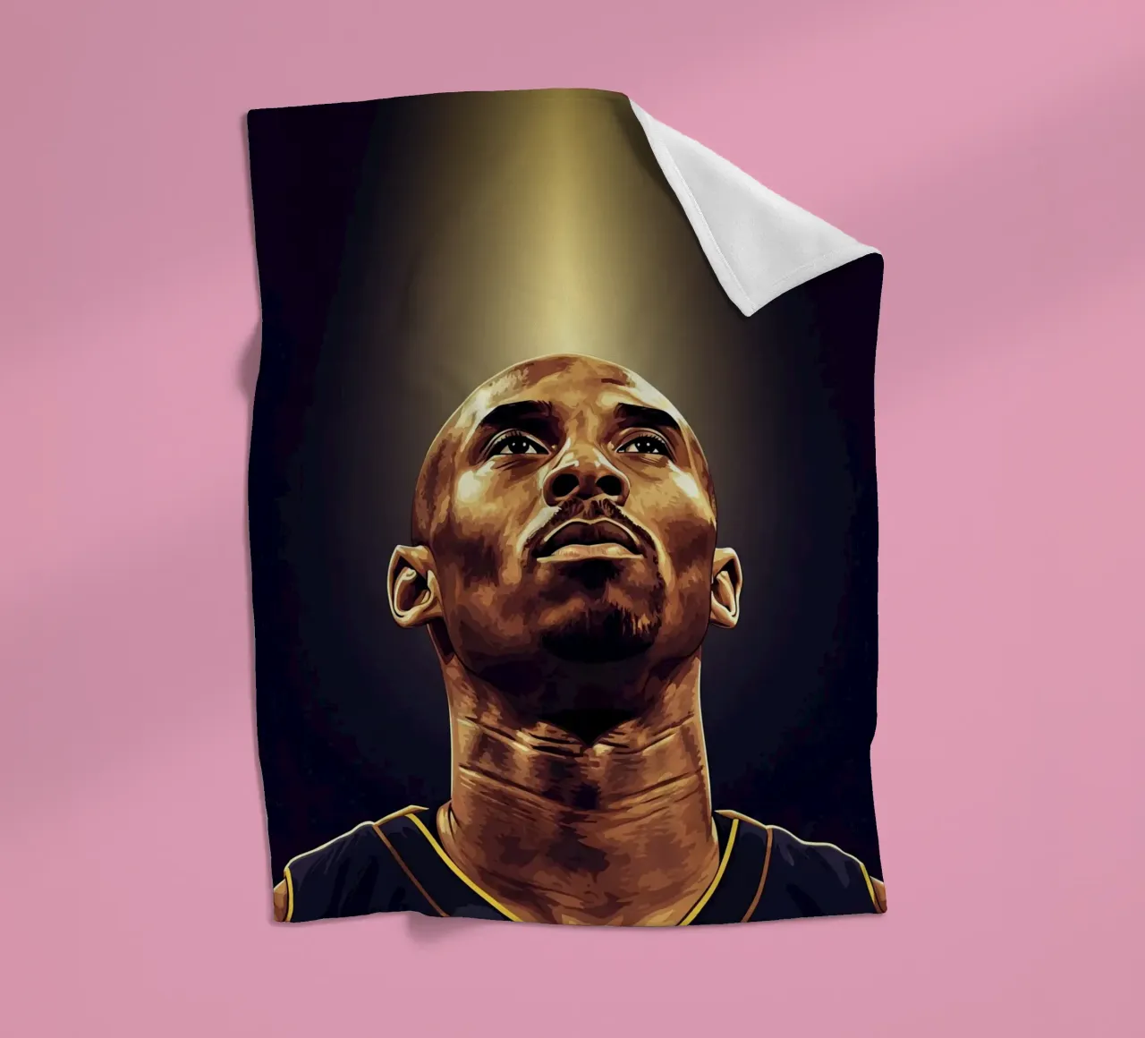 Kobe Bryant portrait (12) coperta in pile da Lembayung art
