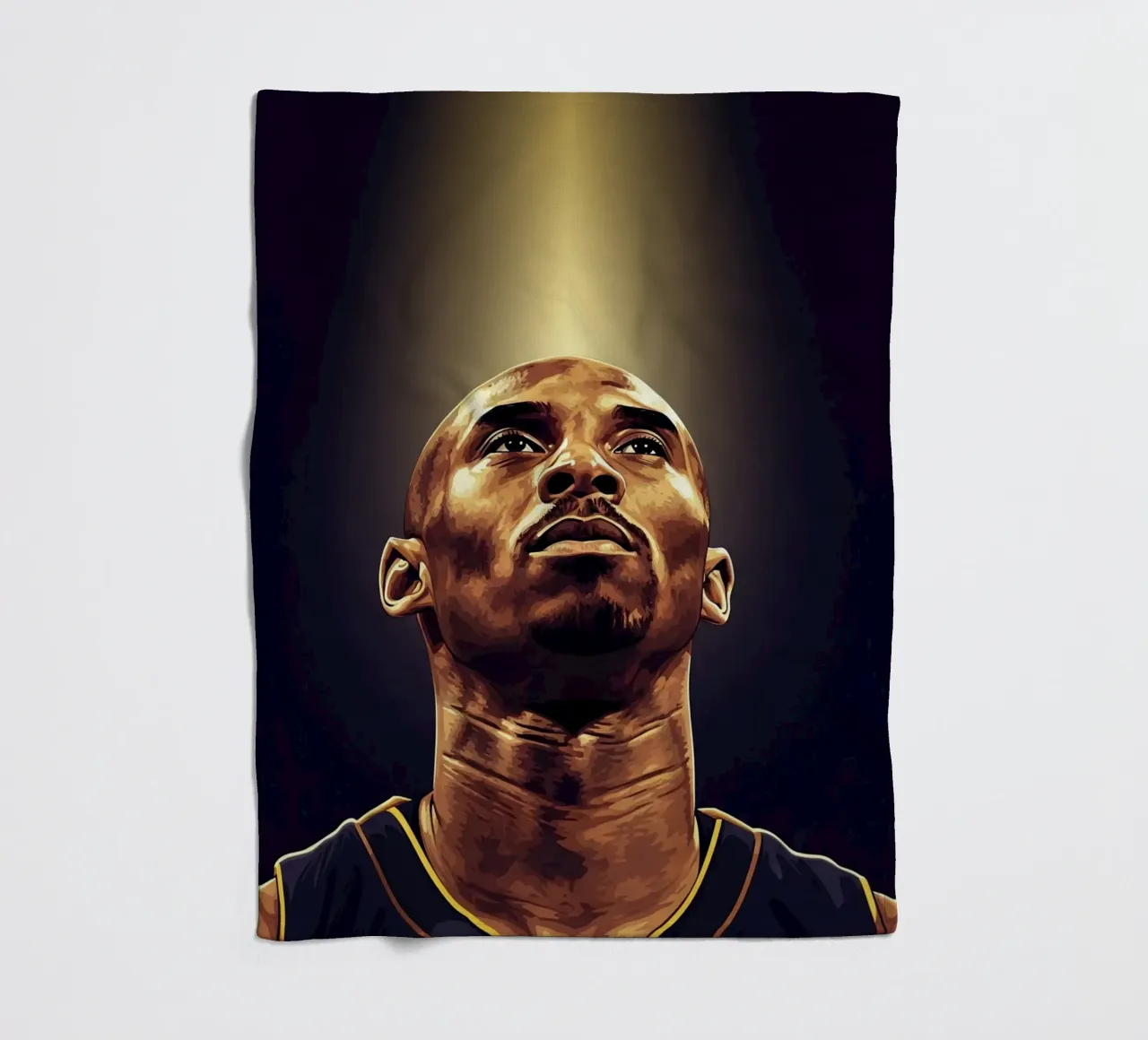 Kobe Bryant portrait (12) coperta in pile da Lembayung art