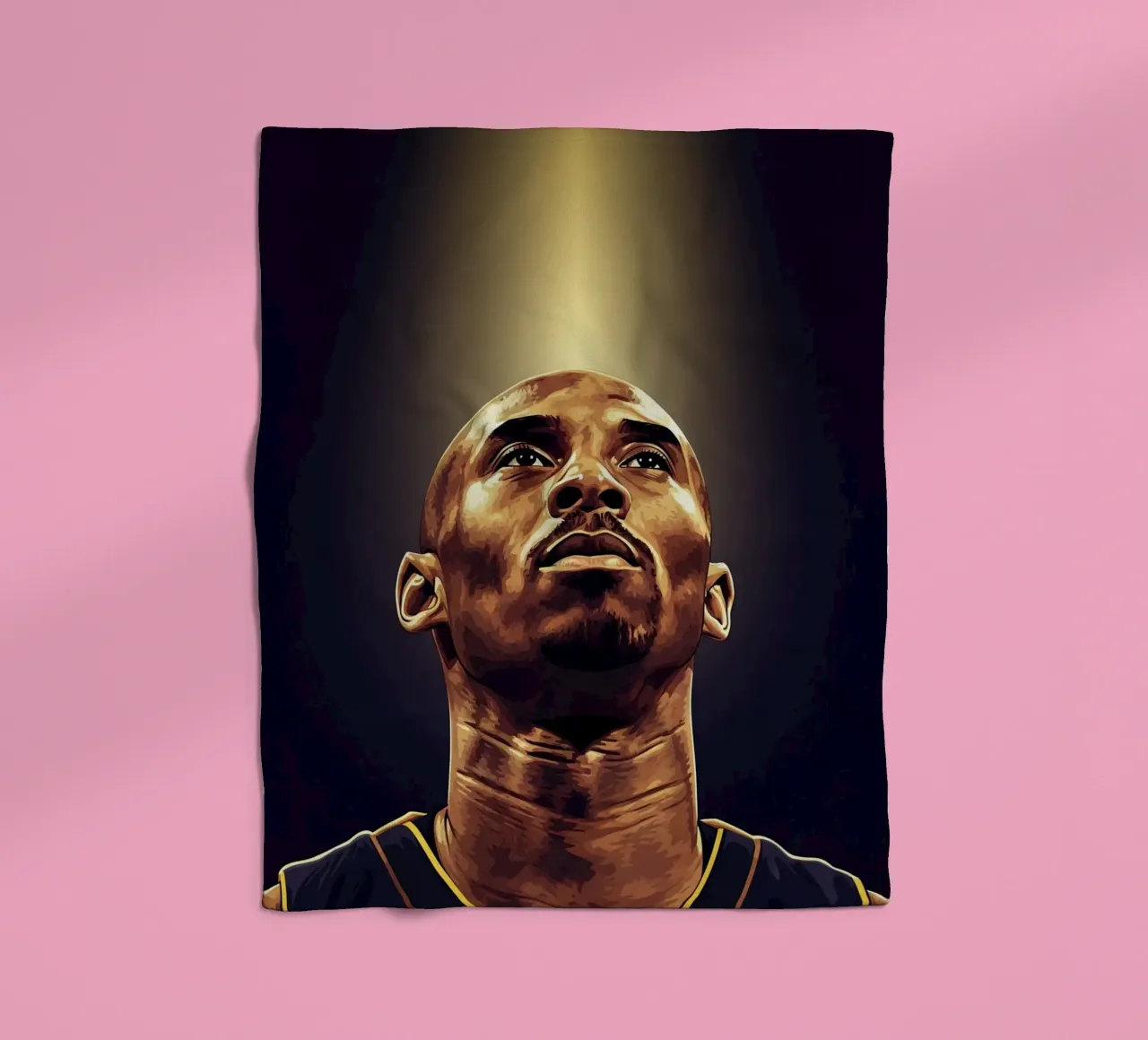 Kobe Bryant portrait (12) coperta in pile da Lembayung art