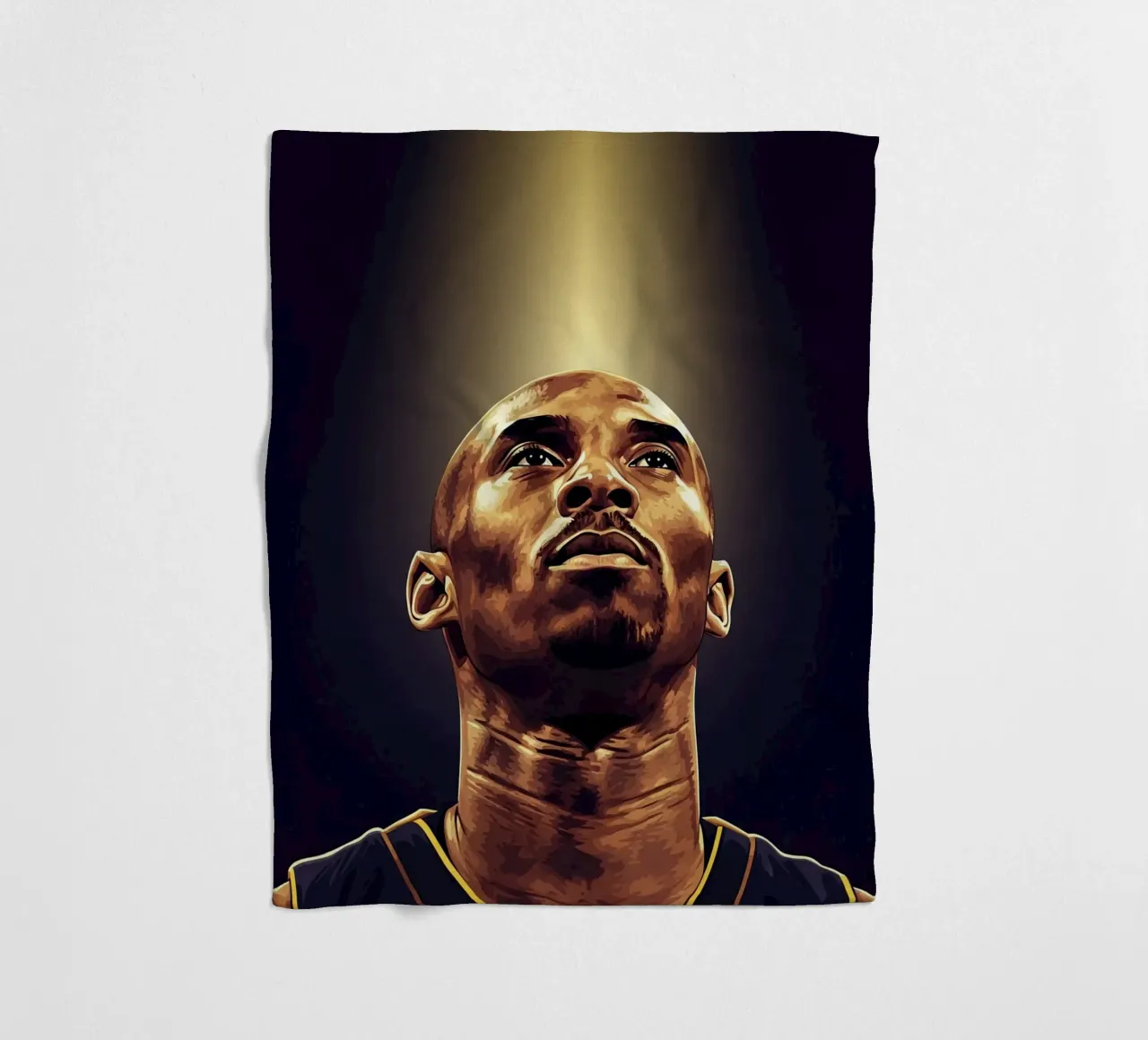 Kobe Bryant portrait (12) coperta in pile da Lembayung art