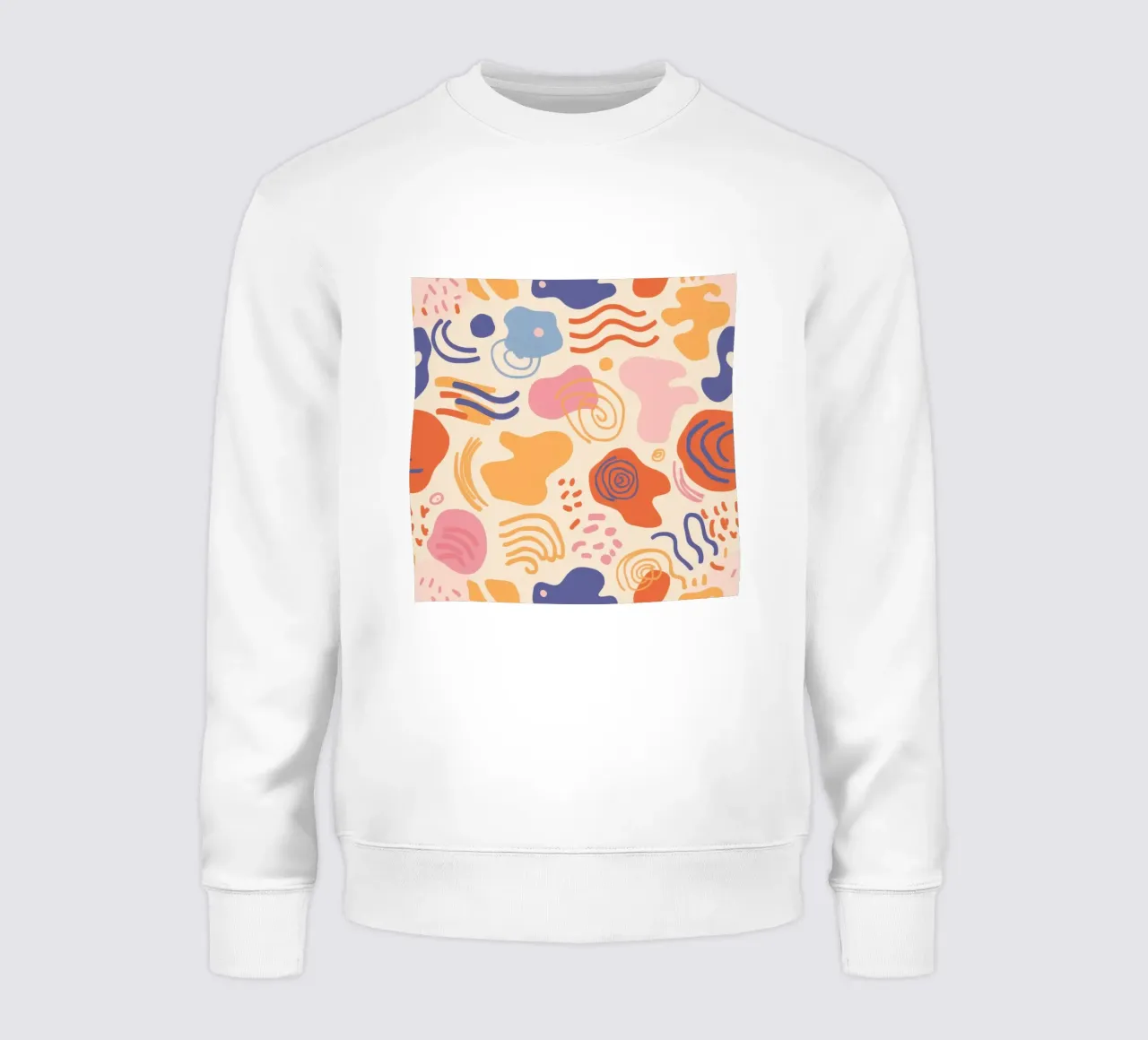 Pastel Organic Flow sweatshirt by Bring Haven
