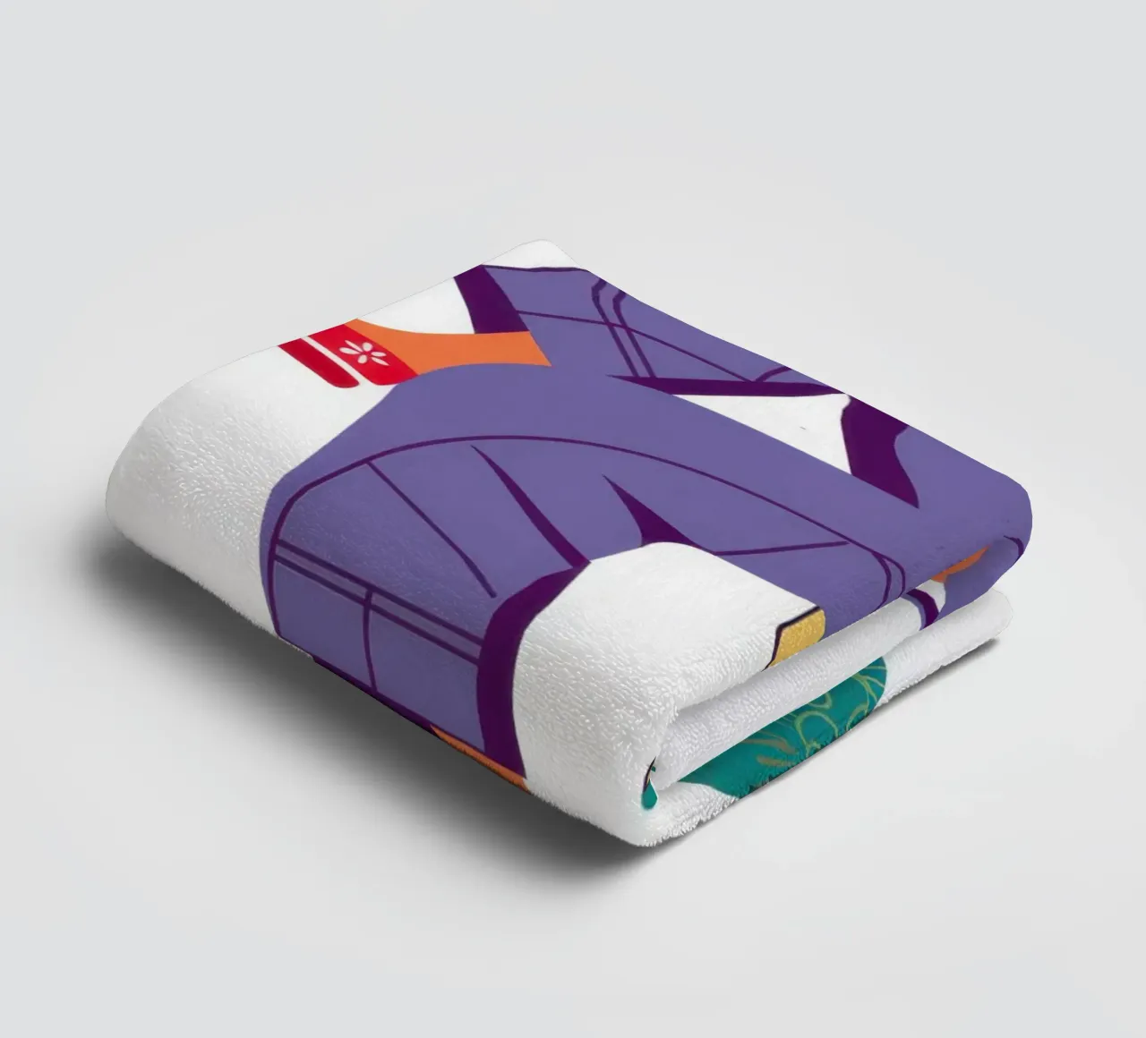 Reclining on a Vase towel by Veil Maya