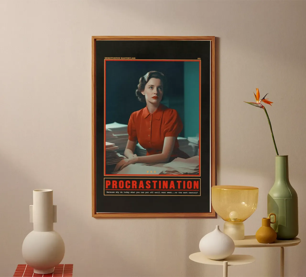 Procrastination forex plate by Jonas Loose