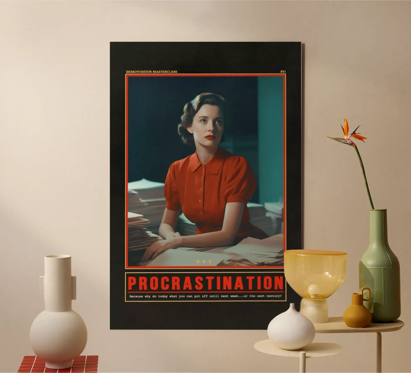 Procrastination forex-plaat van Jonas Loose