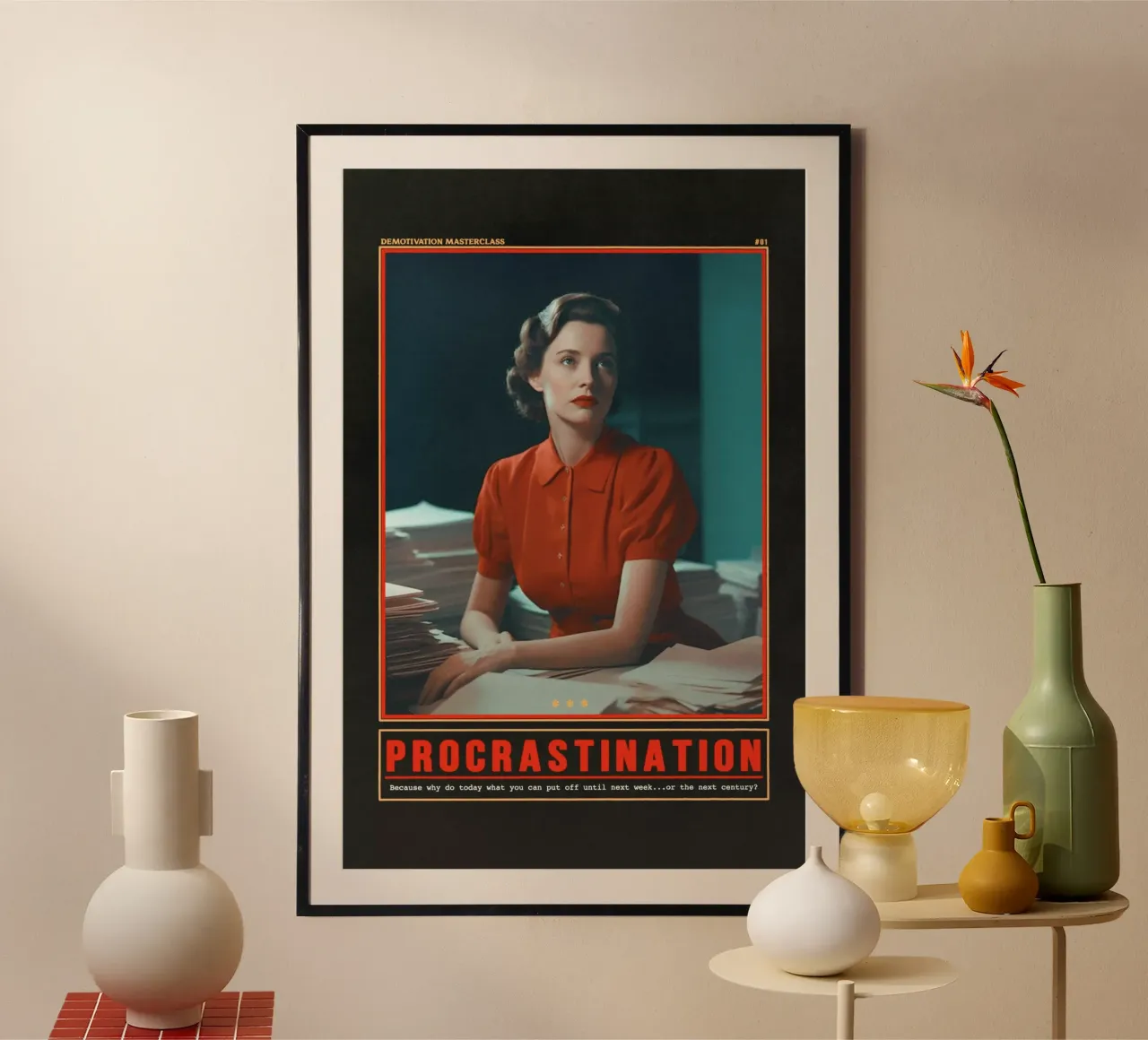 Procrastination poster de Jonas Loose